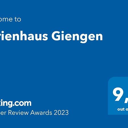 Ferienhaus Giengen Βίλα Giengen an der Brenz Εξωτερικό φωτογραφία